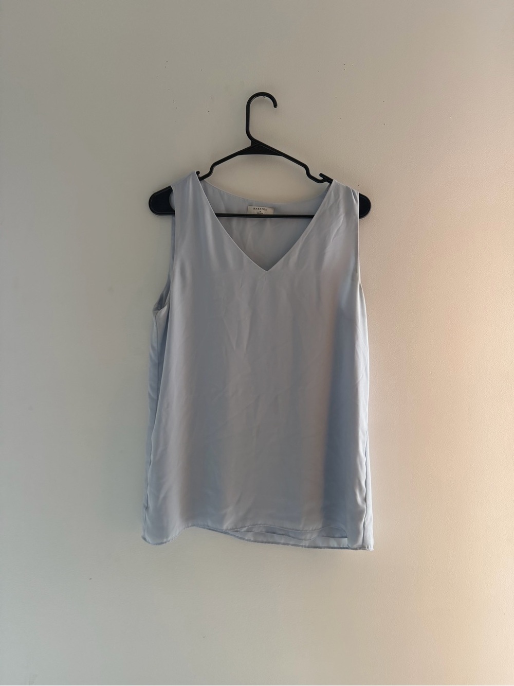 Aritzia Babaton Baby Blue Sleeveless Top